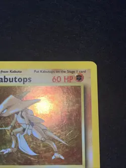 Pokemon TCG Kabutops Holo Rare Card 1st Edition Fossil 9/62 - Image 4