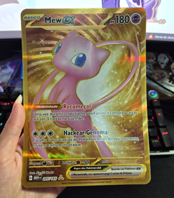 Pokemon 151 Mew ex 205/165 promo Jumbo card SP - Brazil Exclusive - Image 4