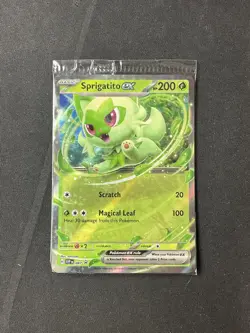 Pokemon TCG SV: Scarlet & Violet Promo Cards #087 Sprigatito ex (SEALED) - Image 1