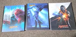 Ultra Pro Magic The Gathering Binders lot of 3. Jace - Image 1