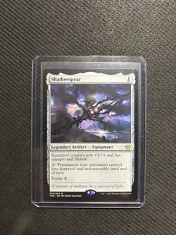 MTG Shadowspear Legendary Artifact Equipment Theros Beyond Death (236/254) LP - Image 1