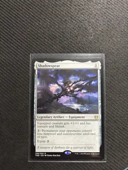 MTG Shadowspear Legendary Artifact Equipment Theros Beyond Death (236/254) LP - Image 2