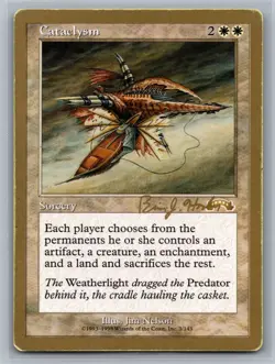 Cataclysm 1998 Brian Hacker (EXO) World Championship Decks # Magic MTG - Image 1