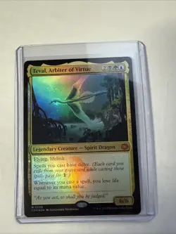 MTG Teval, Arbiter of Virtue Tarkir: Dragonstorm Foil - Image 1