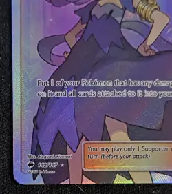 Pokemon Acerola Full Art Ultra Rare Trainer 142/147 Sm-Burning Shadows EN MP - Image 2