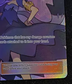 Pokemon Acerola Full Art Ultra Rare Trainer 142/147 Sm-Burning Shadows EN MP - Image 3