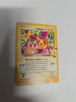 Pokemon TCG Birthday Pikachu Promo 24 From Celebrations 25th Anniversary Set - Image 1
