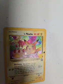 Pokemon TCG Birthday Pikachu Promo 24 From Celebrations 25th Anniversary Set - Image 2