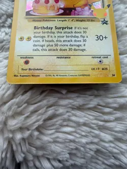 Pokemon TCG - Pikachu Birthday Promo - Celebrations 25th Anniversary - #24 - Image 2