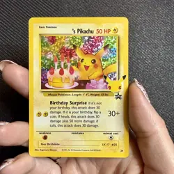 Pokemon TCG Birthday Pikachu - Promo 24 - Celebrations 25th Anniversary - Holo - Image 1