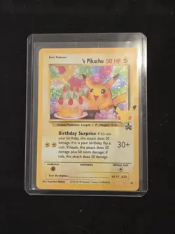 Pokemon TCG Birthday Pikachu Promo 24 - Celebrations 25th Anniversary Set NM - Image 1