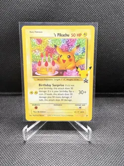 Pokemon TCG Birthday Pikachu 24 Celebrations 25th Anniversary Card - Image 1