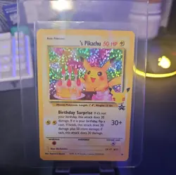 Pokemon TCG Birthday Pikachu #24 Celebrations 25th Anniversary Card Promo 24 - Image 1