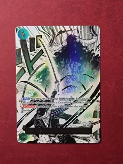One Piece Dead Man's Game Alt Art Demon Ashura OP12-037 Rare Green TCG English - Image 1