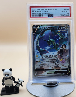 Pokemon Rayquaza V 076/067 Full Art Holo Blue Sky Stream Japanese PSA 10 - Image 1