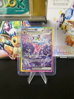 Espeon ex 155/131 Prismatic Evolutions Special Illustration Rare Pokemon TCG - Image 1