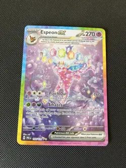 Espeon ex 155/131 Prismatic Evolutions Special Illustration Rare Pokemon TCG - Image 2