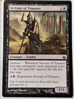 Servant of Tymaret - Born of the Gods - Magic the Gathering MTG Nice! - Image 1