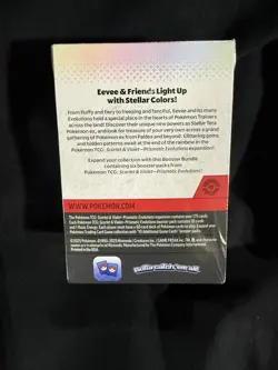 Pokemon Scarlet & Violet Prismatic Evolutions Booster Bundle Box 6 Packs - Image 2