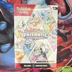 Pokemon TCG Scarlet & Violet Prismatic Evolutions Booster Bundle Box 6 Packs - Image 1