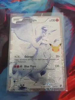 Pokemon Celebrations Reshiram Holo TCG Card 113/114 Classic Collection - Image 2