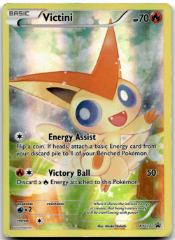 Victini XY117 XY Promos Pokemon Card MP - Image 1