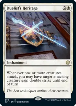 1 x Duelist's Heritage - Commander 2021 - Light Play - MTG - Image 1
