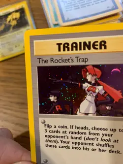The Rocket's Trap (19/132) Holo Gym Heroes Pokemon Card! FREE P&P! - Image 4