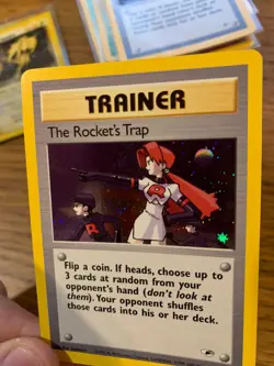 The Rocket's Trap (19/132) Holo Gym Heroes Pokemon Card! FREE P&P! - Image 5