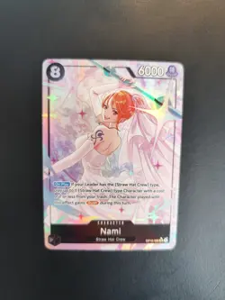 One Piece card game OP-15 Nami Alt Art OP15-086 sr alternative art english nm - Image 1