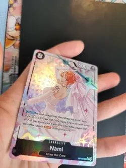 One Piece card game OP-15 Nami Alt Art OP15-086 sr alternative art english nm - Image 4