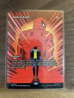 Path to Exile Full Art 0004 Marvel’s Spider-Man MTG Nonfoil - Image 1