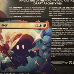 Vivi Ornitier Extended Art Borderless Non-Foil 0514 Final Fantasy MTG English NM - Image 3