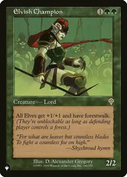 1 x Elvish Champion - Mystery Booster / The List - Light Play - MTG - Image 1