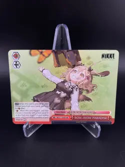BOW-WOW PARADISE NIK/S117-E084R RRR GODDESS OF VICTORY: NIKKE Weiss Schwarz NM - Image 1
