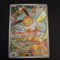 Eevee SVP 173 Prismatic Evolutions Black Star Promo Card - Image 1