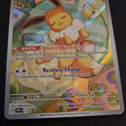 Eevee SVP 173 Prismatic Evolutions Black Star Promo Card - Image 3
