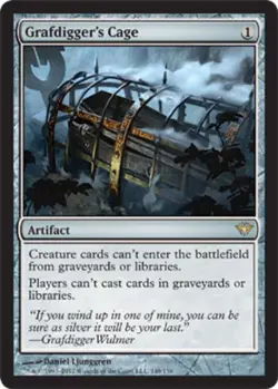 1 x Grafdigger's Cage - Dark Ascension - Light Play - MTG - Image 1