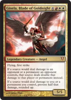 1 x Gisela, Blade of Goldnight - Avacyn Restored - Light Play - MTG - Image 1