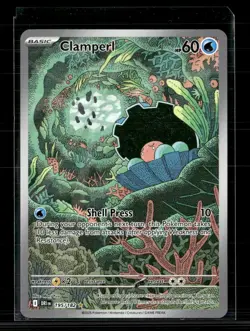 Pokemon 2025 Scarlet & Violet Destined Rivals Clamperl #195/182 - Image 1