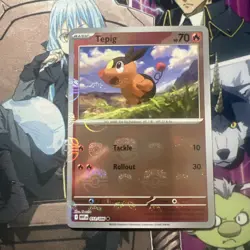 Pokemon Tepig Master Ball Pattern 011/086 White Flare - Image 1