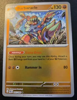 Barbaracle 043/088 Reverse Holo Uncommon Mega Evolution: Perfect Order Pokemon - Image 1