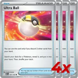 4x Ultra Ball 131 /132 Mega Evolution Pokemon TCG Playset - Image 1