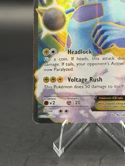 Pokemon TCG Thundurus EX (98 Full Art) 98/108 Roaring Skies Ultra Rare Holo HP - Image 3