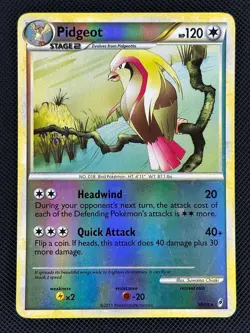 Pidgeot 30/95 Rare Call of Legends Pokemon Reverse Holo Moderately Played - Image 1