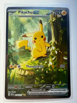 Pokemon Pikachu EX 276/217 SIR Ascended Heroes NM - Image 1