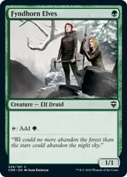 1 x Fyndhorn Elves - Commander Legends - Light Play - MTG - Image 1