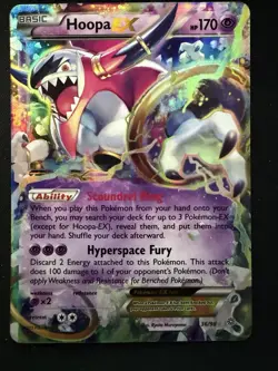 Hoopa EX - 2015 Pokemon XY Ancient Origins 36/98 NM - Image 1
