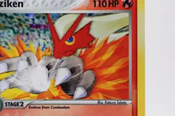 Pokemon TCG Blaziken 1/17 Holo Rare Pop Series 1 2006 - Image 2