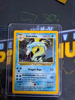Pokemon TCG Gyarados Base Set 6/102 Holo Unlimited Holo Rare - Image 1